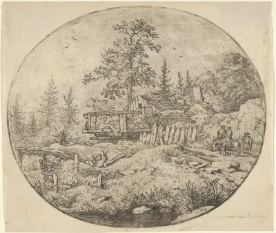 The Landscape with the Wooden Bridge