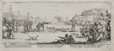 The Large Miseries of War:  The Firing Squad