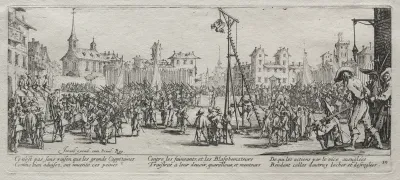 The Large Miseries of War:  The Strappado