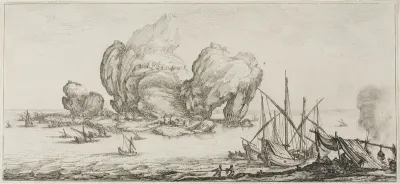 The Large Rock, from Various Scenes Designed in Florence