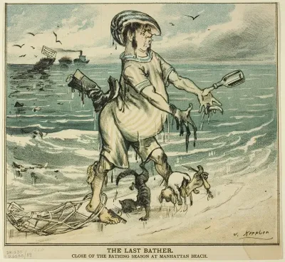 The Last Bather, from Puck
