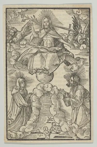 The Last Judgment, from Hymmelwagen auff dem, wer wol lebt...