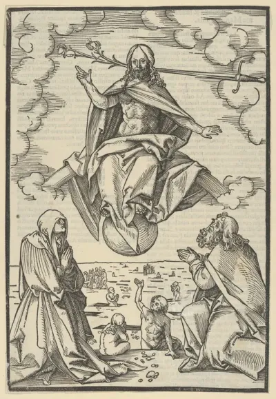 The Last Judgment, from Speculum passionis domini nostri Ihesu Christi