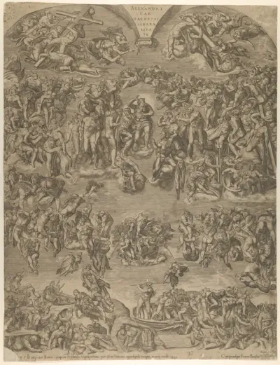 The Last Judgment from the Sistine Chapel