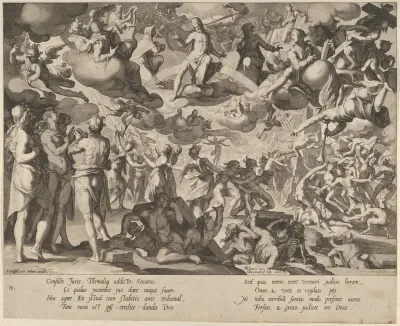 The Last Judgment, plate 13 from "Thronus Justitiae, tredecim pulcherrimus tabulis..."