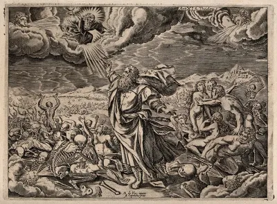 The last judgment (with Saint Jude?)