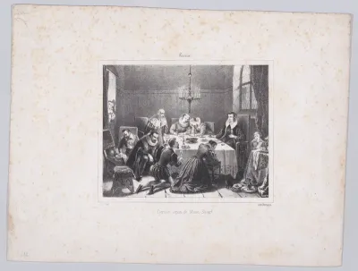 The last meal of Mary, Queen of Scots
