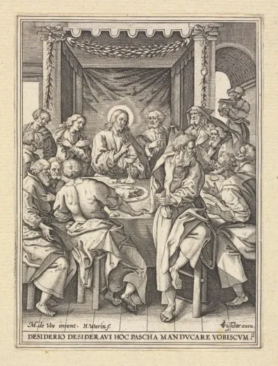 The Last Supper (Desiderio Desideravi), from "The Passion of Christ (Passio Domni Nostri Jesu Christi)"