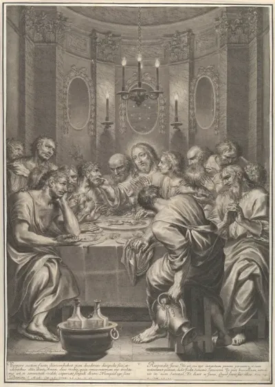 The Last Supper, from The Passion of Christ, plate 5