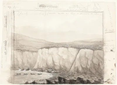 The Laying of the Atlantic Cable at Foilhommerum Bay, Ireland