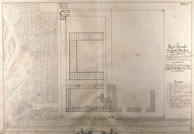 The lazaretto at Foce: floor plan