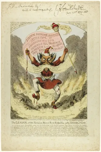 The Leader of the Parisian Blood Red Republic