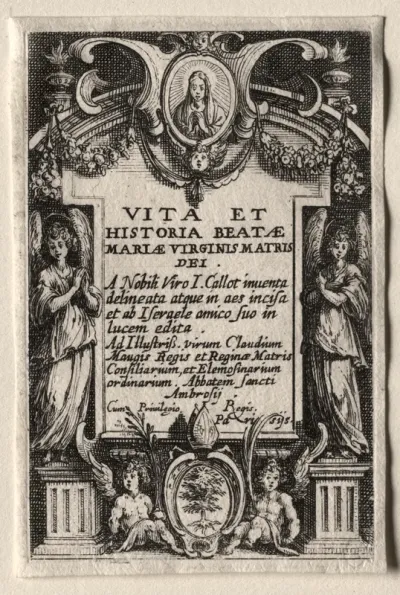 The Life of the Virgin:  Frontispiece