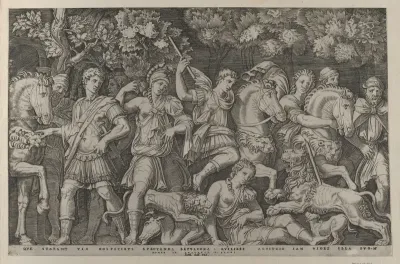 The Lion Hunt, from "Speculum Romanae Magnificentiae"