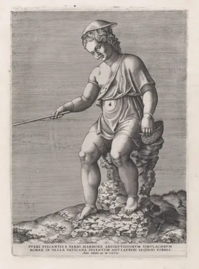 The Little Angler, from "Speculum Romanae Magnificentiae"