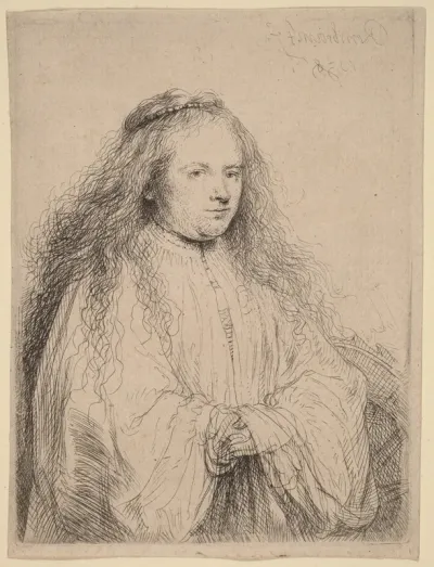The Little Jewish Bride (Saskia as Saint Catherine)