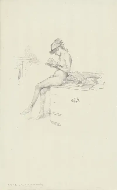 The Little Nude Model, Reading