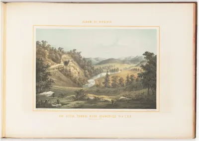 The Little Tunnel Near Shawsville, Virginia and Tennessee Railroad