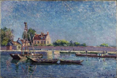 The Lock of Saint-Mammès