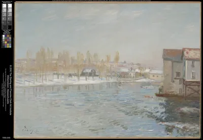 The Loing and the Mills of Moret, Snow Effect