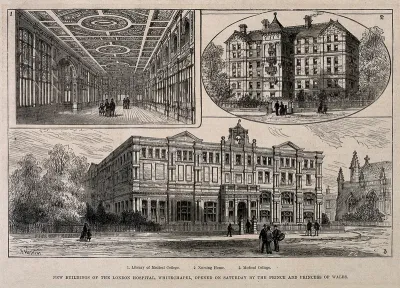 The London Hospital, Whitechapel: the medical college and nursing home