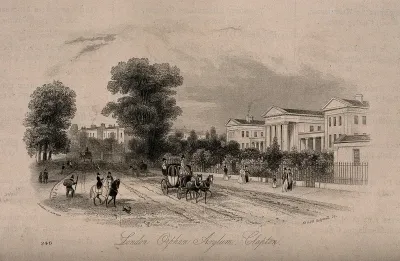 The London Orphan Asylum, Clapton: seen from the road