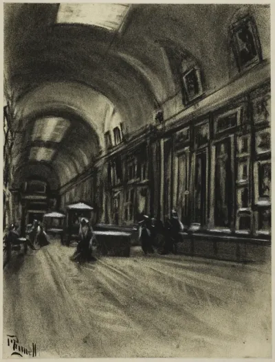 The Long Gallery, Prado, from Castilian Days