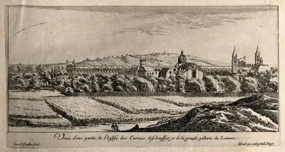 The Louvre and parts of the church of the Carmelites