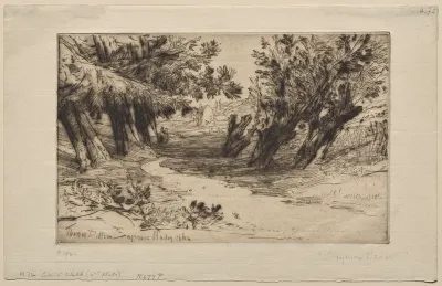 The Lovers' Walk (The Second Plate)
