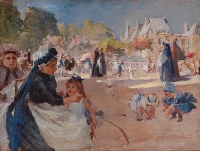The Luxembourg Gardens, Paris, final study