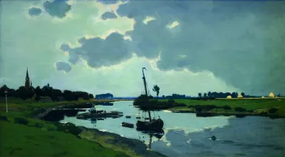 The Maas near Kessel