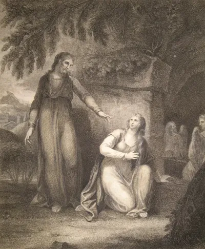 The Macklin Bible -- Christ and Mary Magdalene
