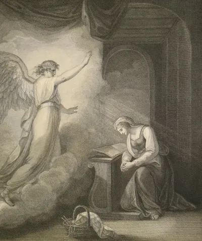 The Macklin Bible -- The Annunciation