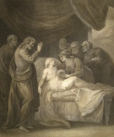 The Macklin Bible -- The Raising of Jairus’s Daughter