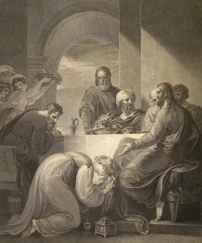 The Macklin Bible -- The Woman Wiping Jesus’s Feet