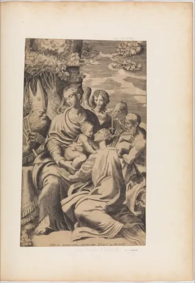 The Madonna and Child Attended by Saints