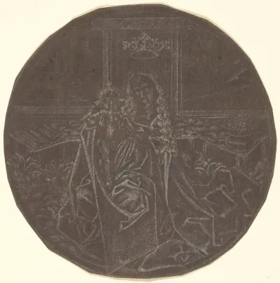 The Madonna and Child in a Garden