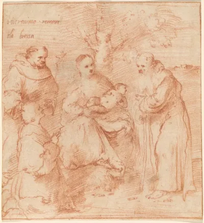 The Madonna and Child with Saints Francis and Anthony Abbot and a Donor