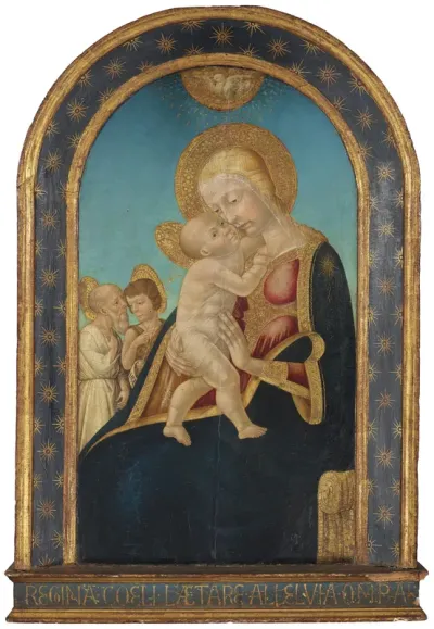 The Madonna and Child with Saints Jerome and John the Baptist