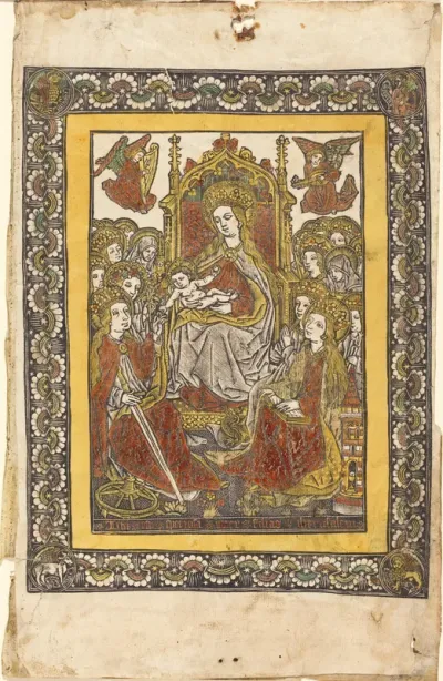 The Madonna Enthroned with Eighteen Holy Women