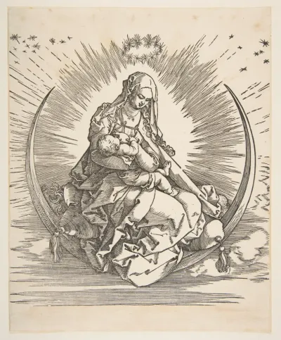 The Madonna on the Crescent, Frontispiece to "The Life of the Virgin"