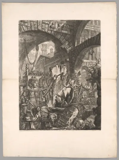 The Man on the Rack, plate 2 from Imaginary Prisons