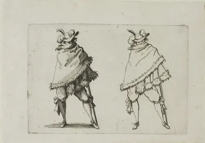 The Man Wrapped in his Coat, from The Caprices