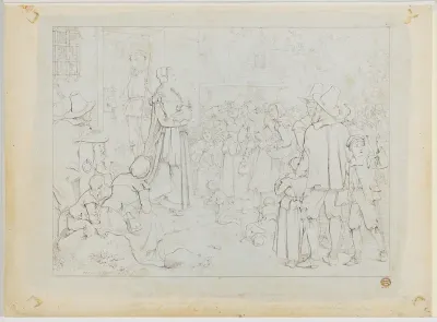 The Market Place, from Nathaniel Hawthorne's "The Scarlet Letter"