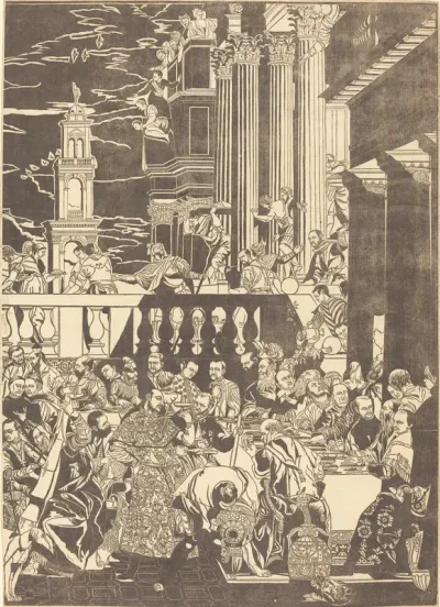 The Marriage at Cana [right plate]