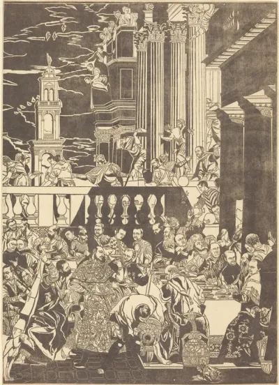 The Marriage at Cana [right plate]