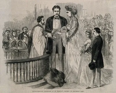 The marriage of Captain Martin van Buren to Anna Swan