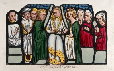 The marriage of Henry VI and Margaret of Anjou