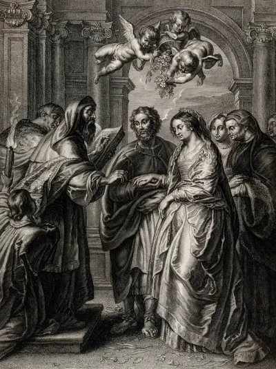 The marriage of Mary and Joseph