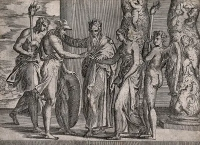 The marriage of Perseus and Andromeda by Cepheus